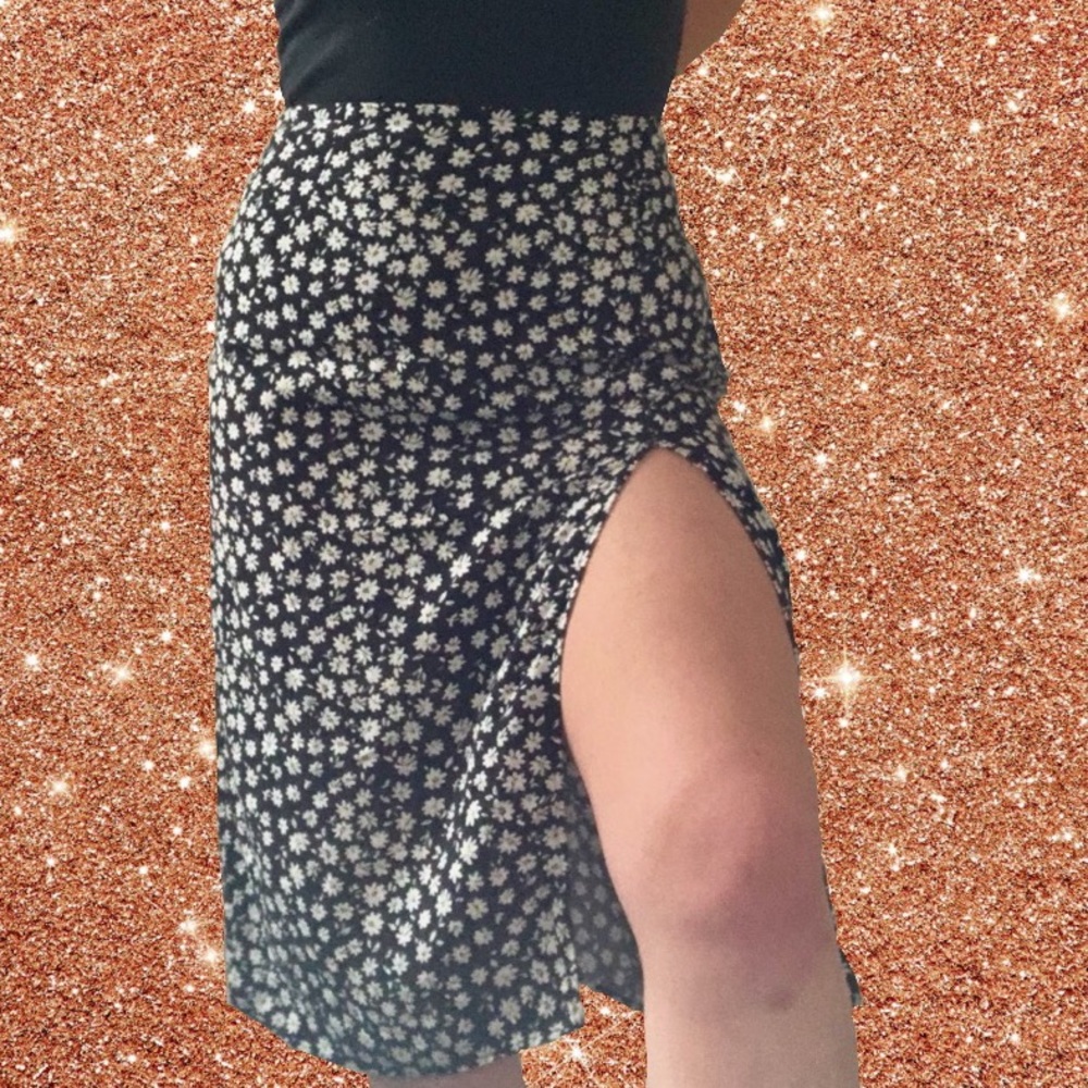 Floral Midi Skirt